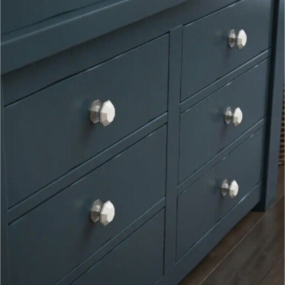 Liberty 1-1/2" Satin Nickel- Faux Capiz Insert Cabinet Knobs (12) P33755C-CPZ-C - Picture 2 of 9